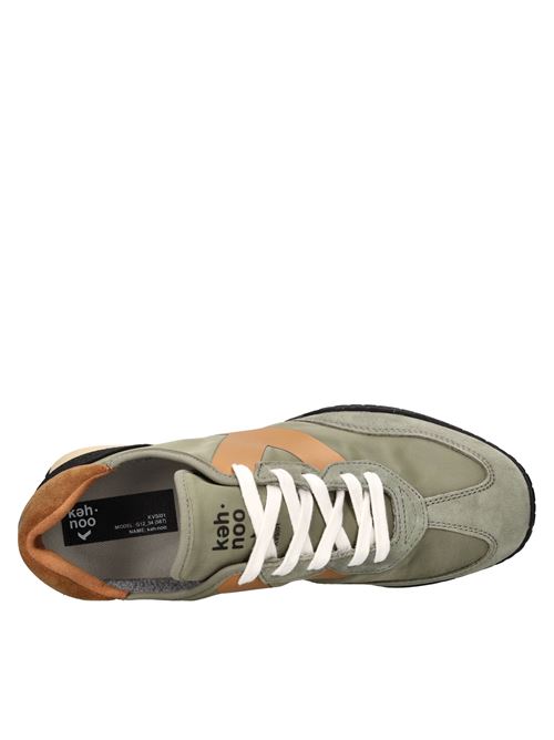 Sneakers in suede and fabric KEH NOO | S00KM9718VERDE-OCRA
